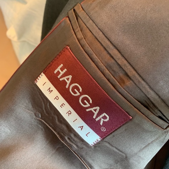 Heather gray with pin stripe suit - Picture 7 of 8